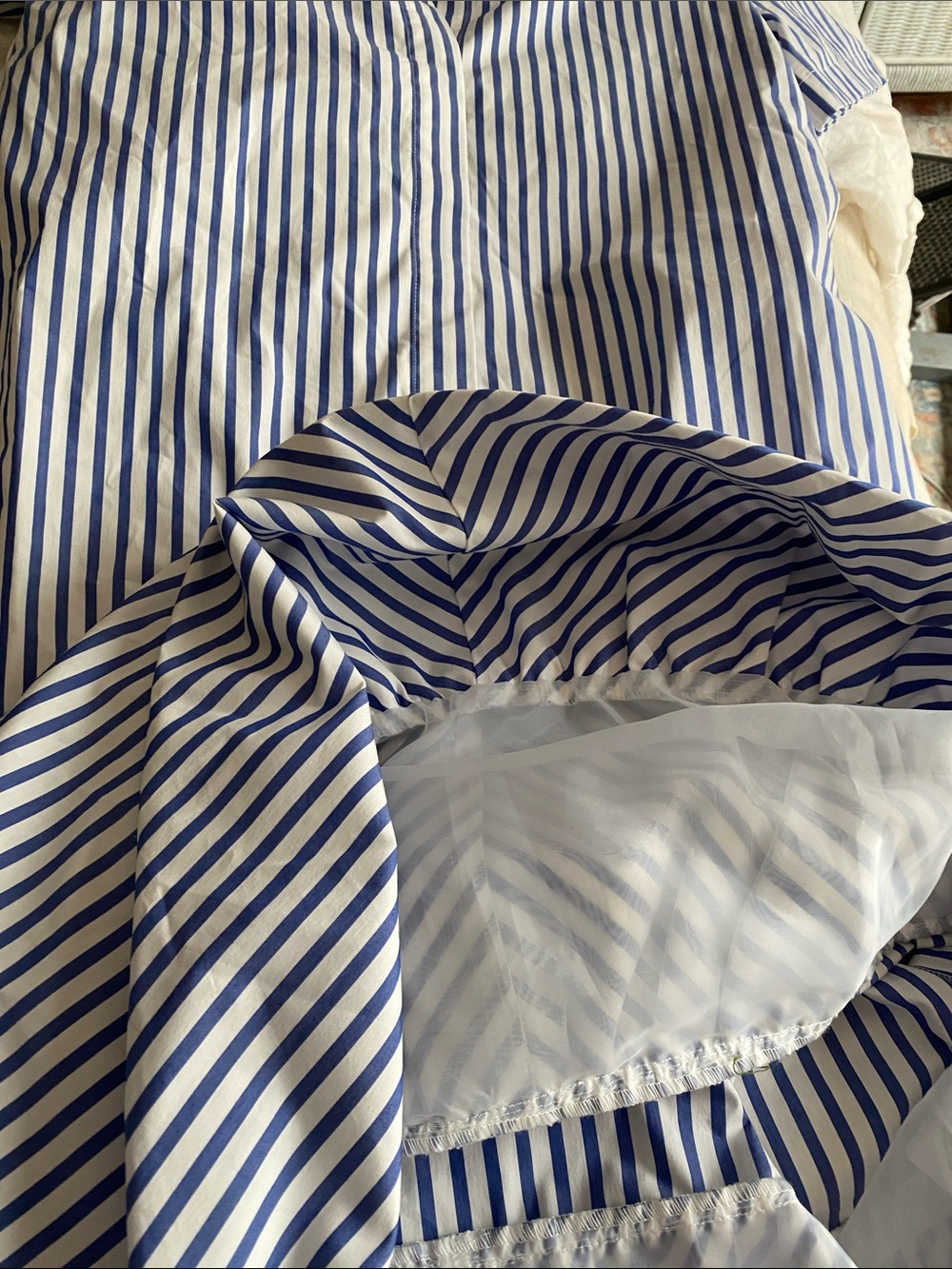 Tuckernuck Blue and White striped Dress - XS NWT - Picture 7 of 8